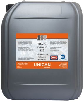 UNIL ESCA Gear P 320 - 20L Fødevare gear olie