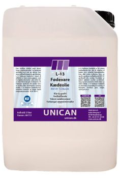 L-13 Fødevare Kædeolie 5 Ltr. Dunk
