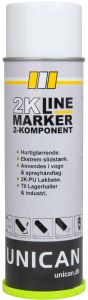2 Komp. Linemarker Hvid. 500 ml. 