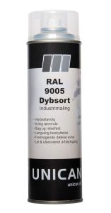 Ral-9005 Dybsort 500 ml.