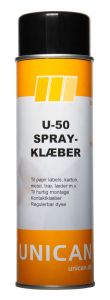 U-50 Sprayklæber 500 ml.